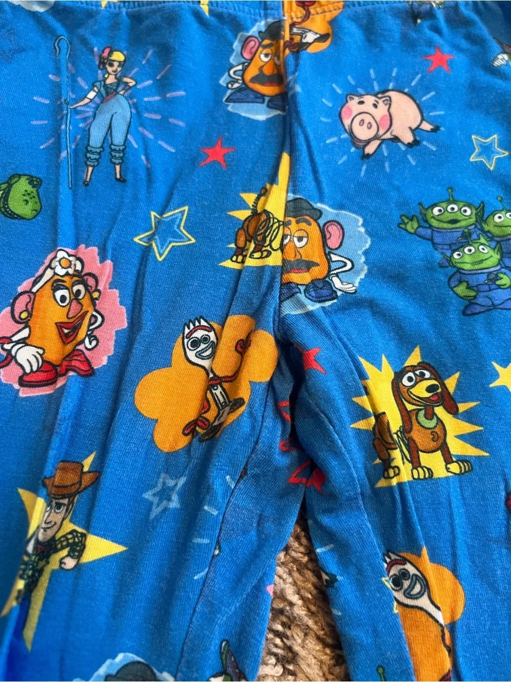 Blue 2T Toy Story Posh Peanut Pajama Pants